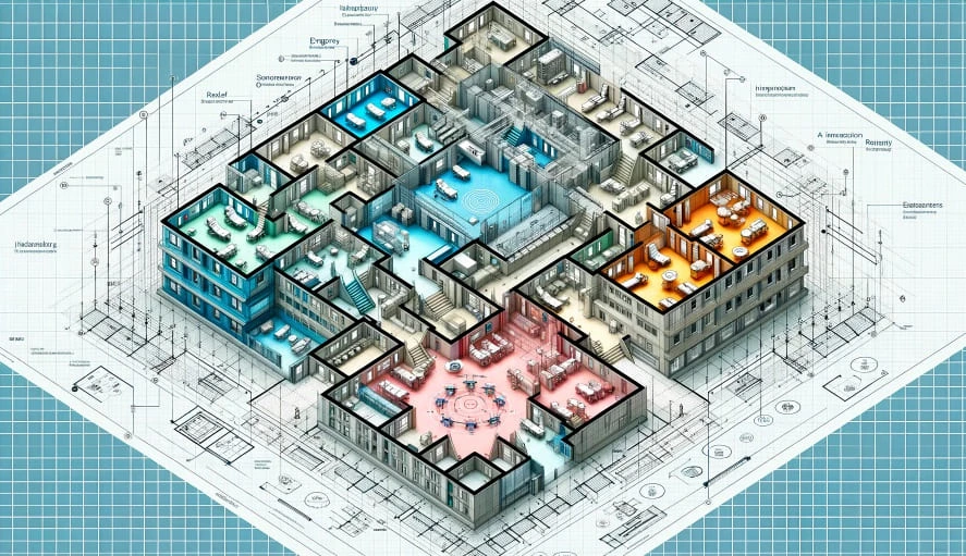 Architectural BIM modeling for commercial, residential and institutional building design.