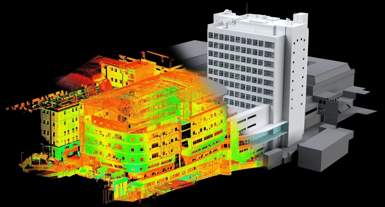 Scan to BIM and As-Built modeling from laser scanning and point cloud data.