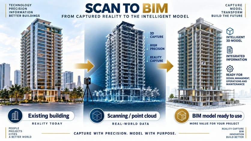 Scan to BIM: How to Convert Existing Buildings into Accurate BIM Models scan to bim